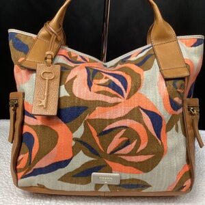 Fossil Vintage 1954 Issue Emerson Large Tote